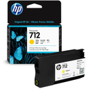 Tinta HP Amarillo (712) 29 ml para DesignJet Studio, T210, T230, T250, T630, T650210, T230, T250, T630, T650