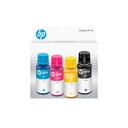 Tinta HP GT53/GT52 - Negro, Cyan, Magenta, Amarillo - Combo 4PACK para Smart Tank 514, 517, 616, 500, 515, 519, 530, 533, 615, 618, 790 HP Deskjet 5810, 5820, HP Ink Tank 115, 318, 319, 410, 415, 416, 418, 419, 455, 457, 450, 315