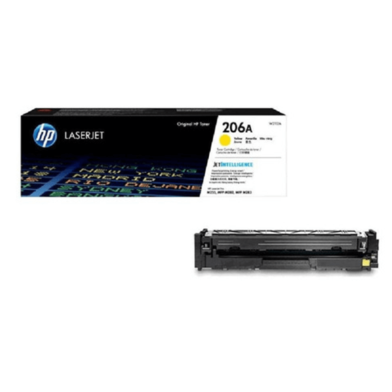 Tóner HP Amarillo(206A) M255dw, M255nw, MFP M282nw, MFP M283cdw, MFP M283fdn, MFP M283fdw