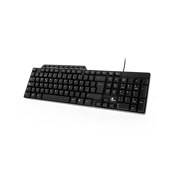 Teclado Xtech cableado USB color negro