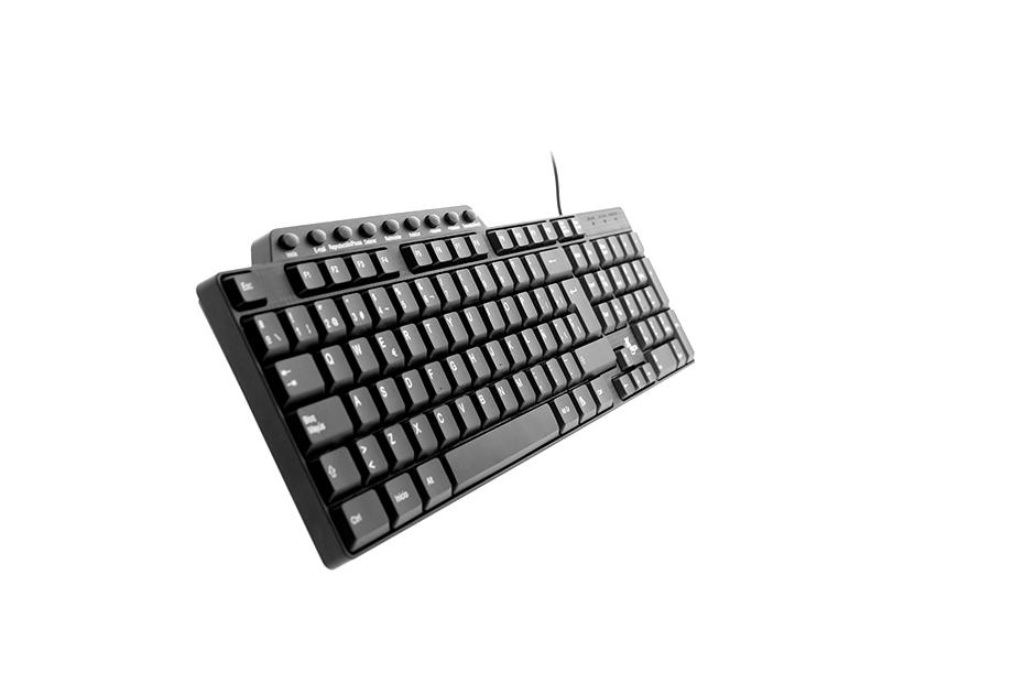 Teclado Xtech cableado USB color negro
