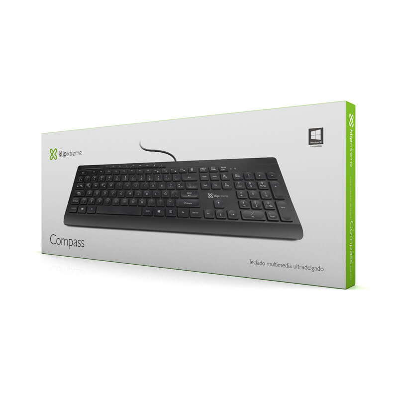 Teclado Klip Xtreme Alámbrico KKM-252S USB Español