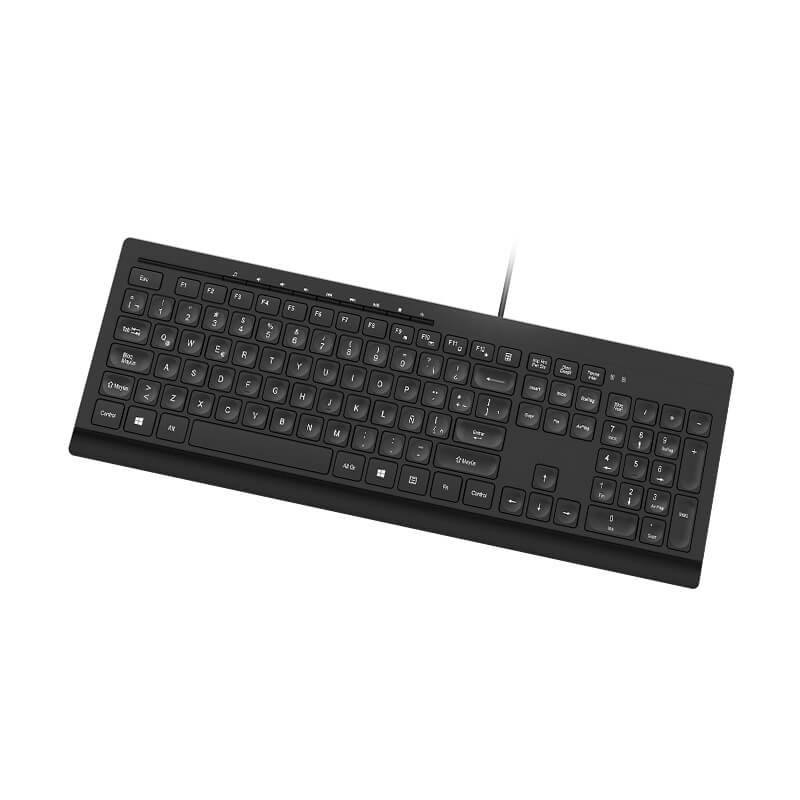 Teclado Klip Xtreme Alámbrico KKM-252S USB Español