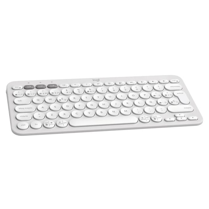 Teclado - Logitech  - Inalámbrico - Blanco