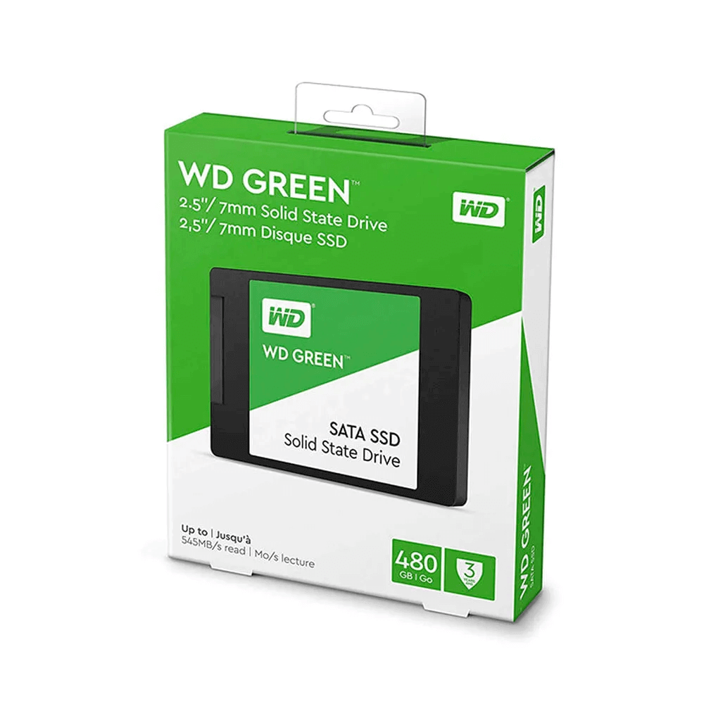 Unidad de estado sólido WD Green WDS480G3G0A SSD 480 GB interno 2.5" SATA 6Gb/s