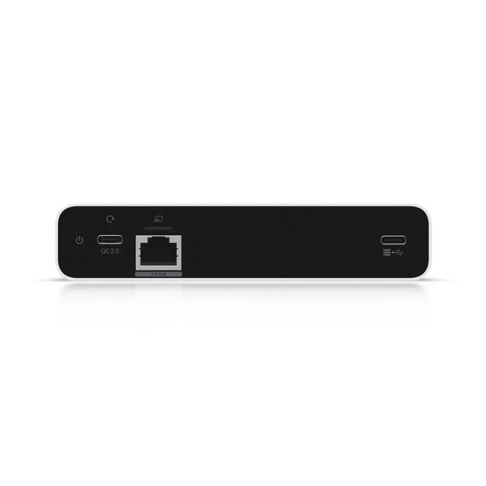Ubiquiti Cloud Key SSD Minio servidor Unifi Controller - Material de la carcasa: Aluminio anodizado Hardware – Procesador: Chip basado en Arm® Cortex-A53® de ocho núcleos - Interfaz de gestión: Ethernet Bluetooth Interfaz de red (1) puerto GbE RJ45 – Memoria: 32GB eMMC 3 GB RAM - Capacidad de SSD: SSD SATA de 2,5" y 1 TB (actualizable por el usuario*) *CloudKey+ solo admite unidades que pueden funcionar con alimentación de 5 V. Las unidades que requieren alimentación adicional no son compatibles
