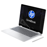 HP OmniBook 14-fp0054la - 14" - Intel 1334U - Core i5 / 4.6 GHz - LPDDR5 SDRAM - 512 GB SSD - Intel Graphics - Windows 11 Home - Spanish - + Pen