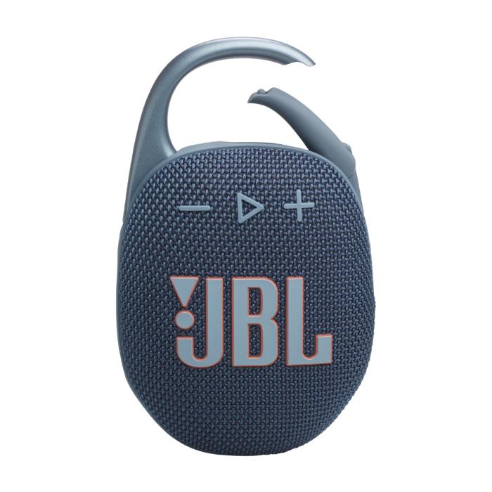 Bocina JBL Clip 5 - Portátil - inalámbrico - Bluetooth - controlado por aplicación - 7 vatios - azul
