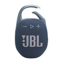 Bocina JBL Clip 5 - Portátil - inalámbrico - Bluetooth - controlado por aplicación - 7 vatios - azul