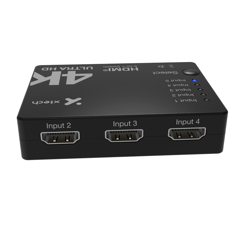 Conmutador HDMI® - Xtech - de 5 puertos Switch