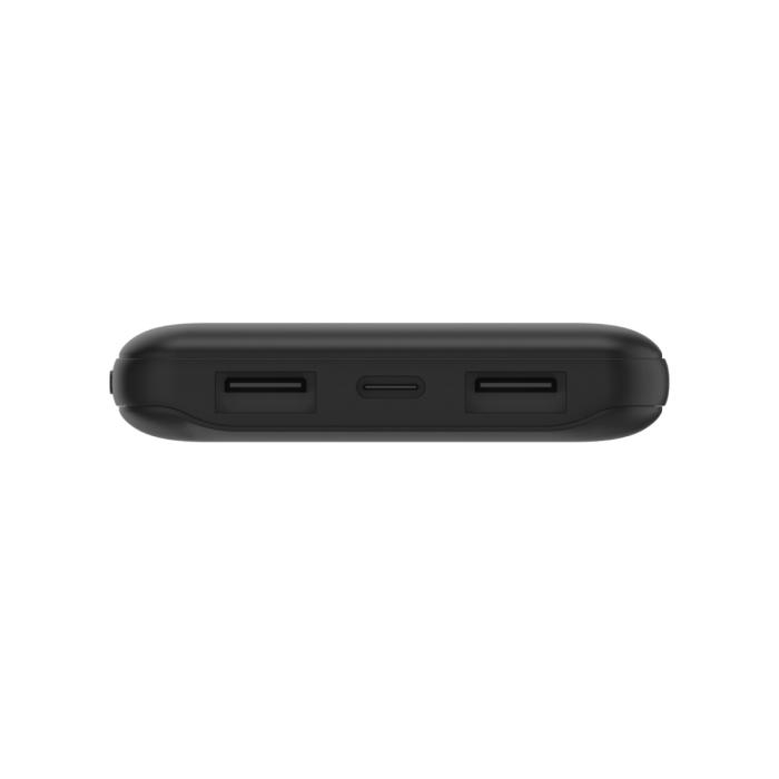 Cargador portátil  Belkin -  10,000 mAh 3 Puertos + Cable USB-A a USB-C - Negro