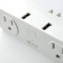 NHP-D610 MM105NXT37 Enchufe inteligente Wi-Fi Nexxt Solutions 2 tomacorrientes y 2 puertos USB multicopy guatemala