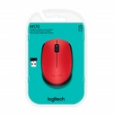 Mouse Inalámbrico para Computadora Logitech M170 color rojo_negro 910-004941 multicopy guatemala