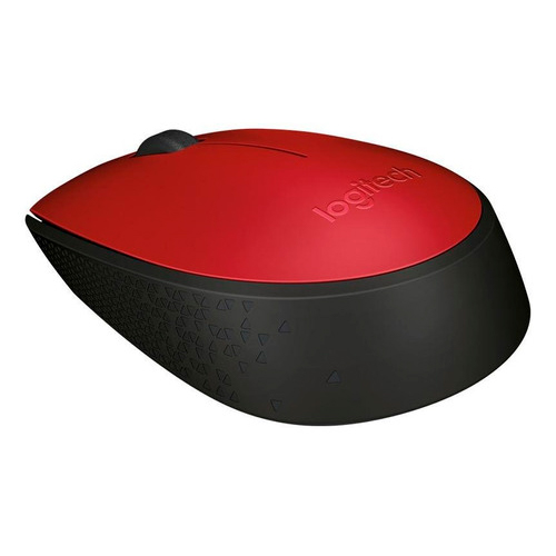 Mouse Inalámbrico para Computadora Logitech M170 color rojo_negro 910-004941 multicopy guatemala