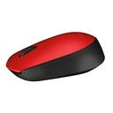 Mouse Inalámbrico para Computadora Logitech M170 color rojo_negro 910-004941 multicopy guatemala