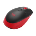 Mouse Logitech  Wireless - Red - M190 