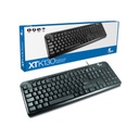 Teclado Xtech USB Multimedia - Wired XTK-130