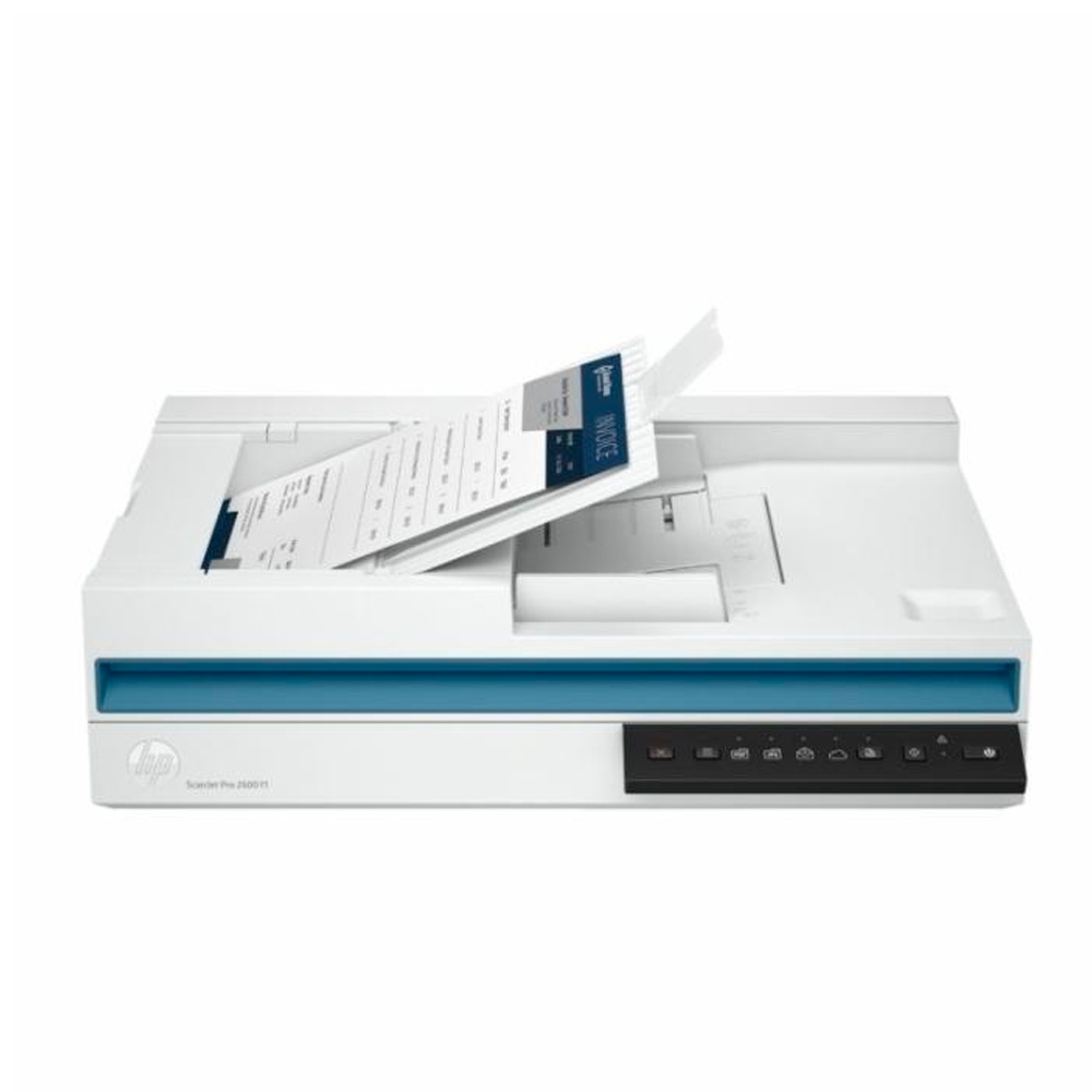 Escáner de documentos HP Scanjet Pro 2600 f1 - CMOS / CIS - a dos caras - A4/Legal - 1200 ppp x 1200 ppp - hasta 25 ppm (mono) / hasta 25 ppm (color) - Alimentador automático de documentos (ADF) (60 hojas) - hasta 1500 exploraciones por día - USB 2.0 20G05A#BGJ