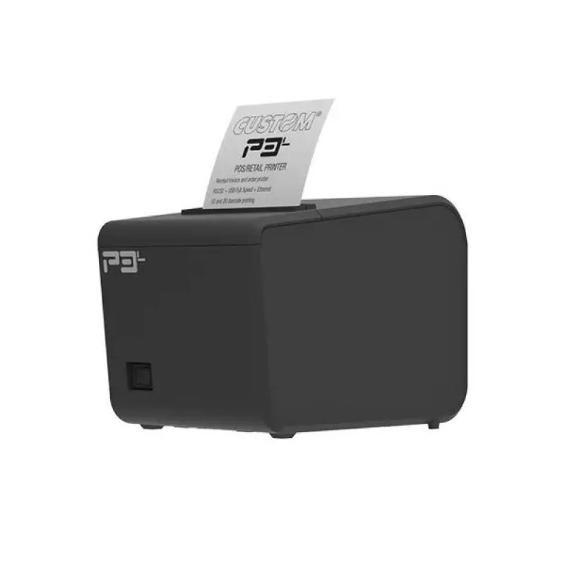 Impresora Custom America de punto de venta térmica P3L impresión blanco y negro conexión USB