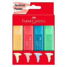 RESALTADOR FABER CASTELL 4654 4 COLORES PASTEL