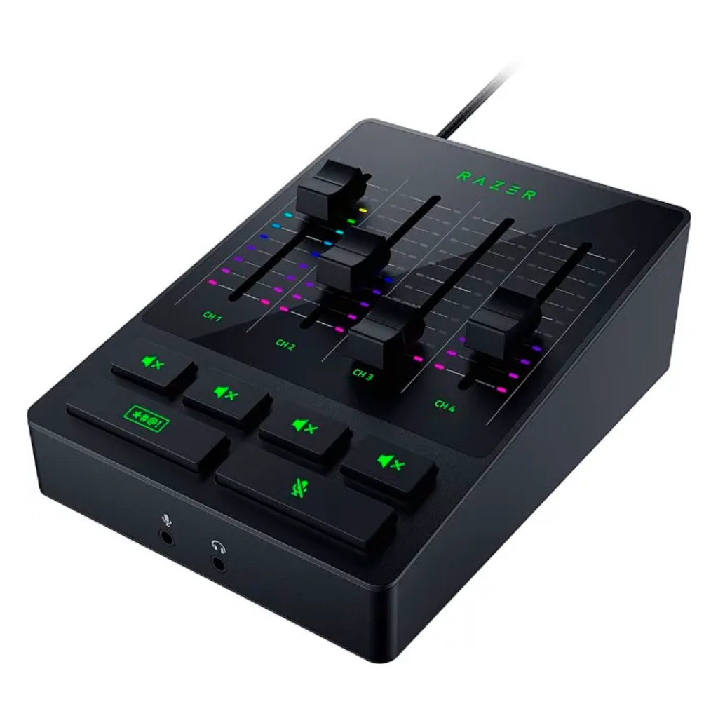 Mezclador digital Razer de 4 canales Color negro