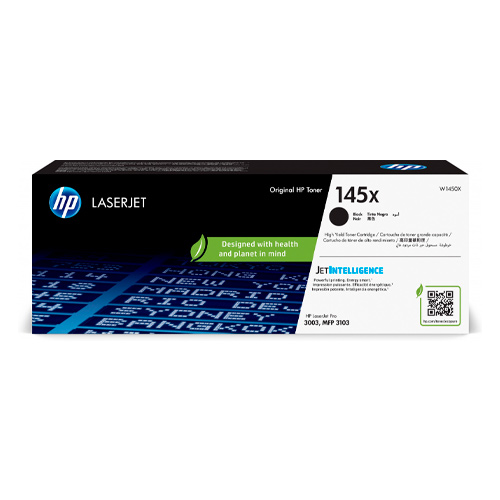 HP 145X - Alto rendimiento - negro - original - LaserJet - cartucho de tóner (W1450X) - para LaserJet Pro 3001, 3002, 3003, MFP 3101, MFP 3102, MFP 3103, MFP3102