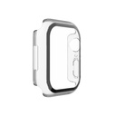 Belkin SCREENFORCE - Tapa protectora para reloj inteligente - curvada templada, 2 en 1 - policarbonato, vidrio templado - transparente - para Apple Watch (45 mm)