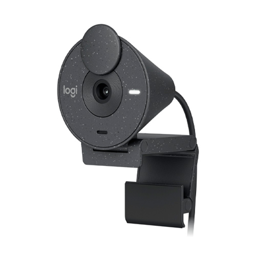 Cámara web Logitech BRIO FHD tiene micrófono con reducción de ruido