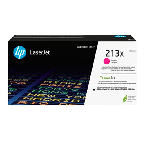 Tóner HP Magenta 213X para Color LaserJet Enterprise 5700dn, 6700dn