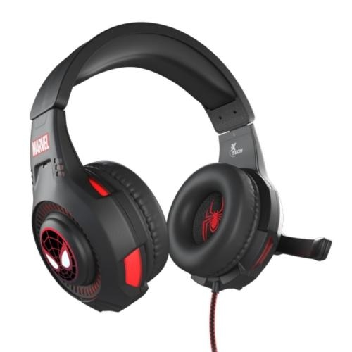 Audifonos cableados con micrófono Xtech | Edición Spider-Man Miles Morales