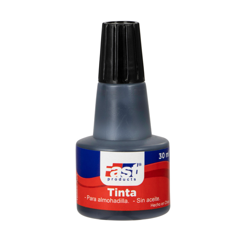 TINTA P/ALMOHADILLA FAST GOTERO 30ML NEGRO