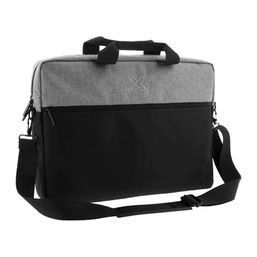 Klip Xtreme - Notebook carrying case - 15.6" - 100% polyester - Black and gray - KNC-041