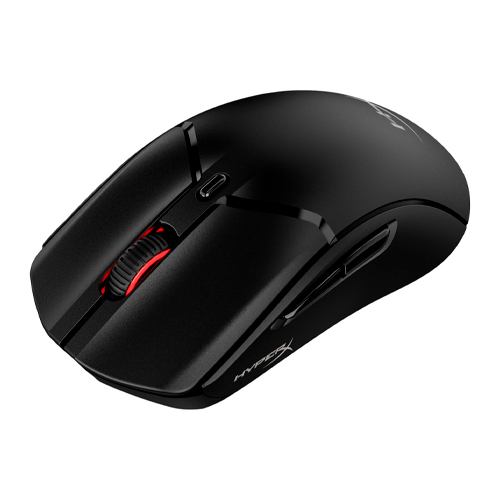 Mouse HyperX Pulsefire Haste 2 óptico - 6 botones - inalámbrico, cableado - 2.4 GHz, Bluetooth 5.0 - receptor inalámbrico USB - negro