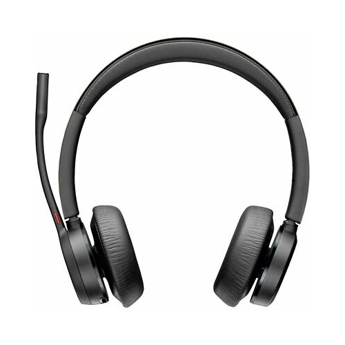 Poly Voyager 4320-M - Auricular - en oreja - Bluetooth - inalámbrico, cableado - USB-C, USB-A a través de adaptador Bluetooth - negro - Certificado por Zoom, Certificado para Equipos de Microsoft