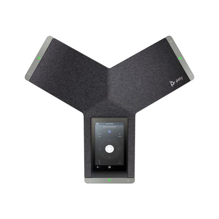 Poly Trio C60 - Para Microsoft Teams - teléfono VoIP para conferencias - con interfaz de Bluetooth con ID de llamadas/llamada en espera - IEEE 802.11a/b/g/n (Wi-Fi) / Bluetooth 4.2 - 5 vías capacidad de llamadas - SIP, SRTP, SDP - negro
