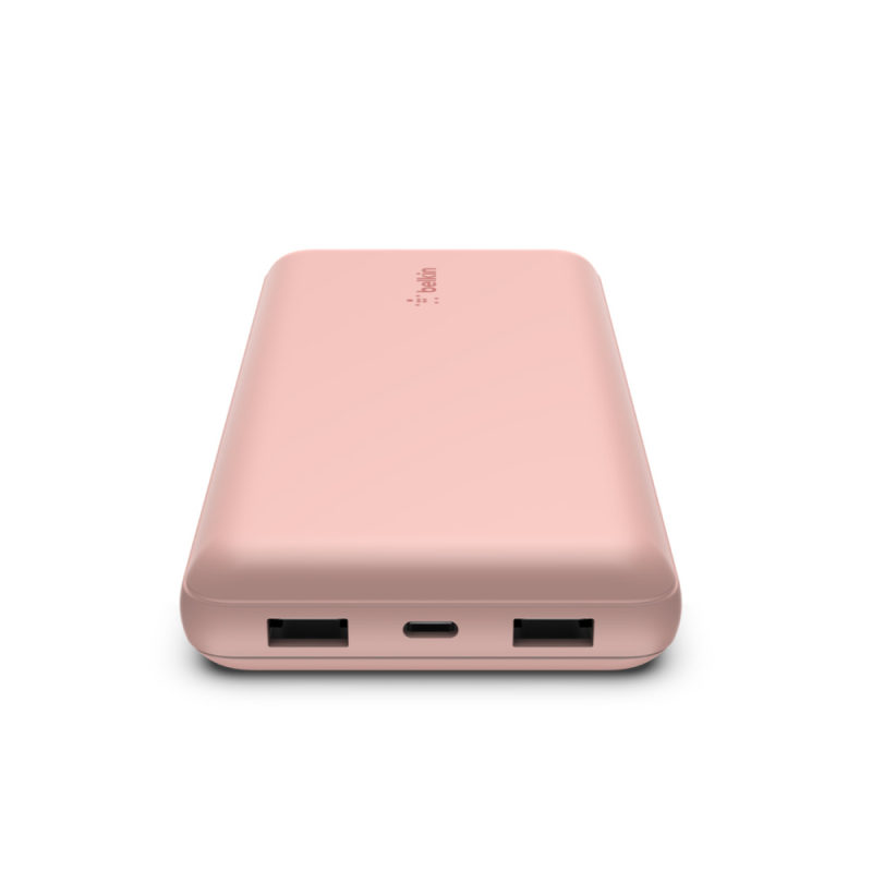 Power bank Belkin - 15 Watt - Lithium ion - Para iPhone 12 / Para iPad Air 2 / Para iPad Mini - 20K USB-A x2 USB-C RG