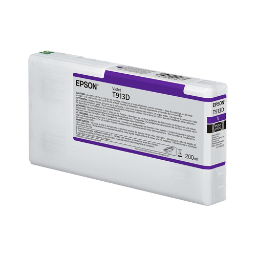 cartucho de tinta Epson T913 200 ml Color violeta original para SureColor P5000, SC-P5000