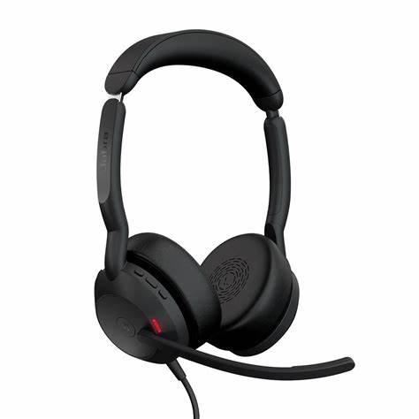 Jabra Evolve2 50 USB-A MS Stereo Alámbricos color negro