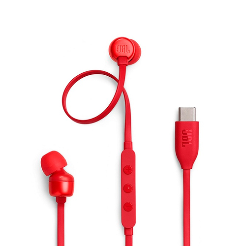 JBL TUNE - 310C - Headphones - wearable Wired - C - Red
