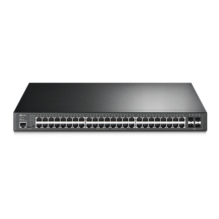 JetStream Switch Administrable - TP-Link L2+ de 48 Puertos PoE+ 4 Ranuras SFP 384W