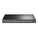 JetStream Switch Administrable - TP-Link L2+ de 48 Puertos PoE+ 4 Ranuras SFP 384W