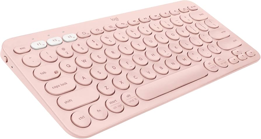 Logitech - Teclado - Inalambrico - Rosa - Con Bluetooth