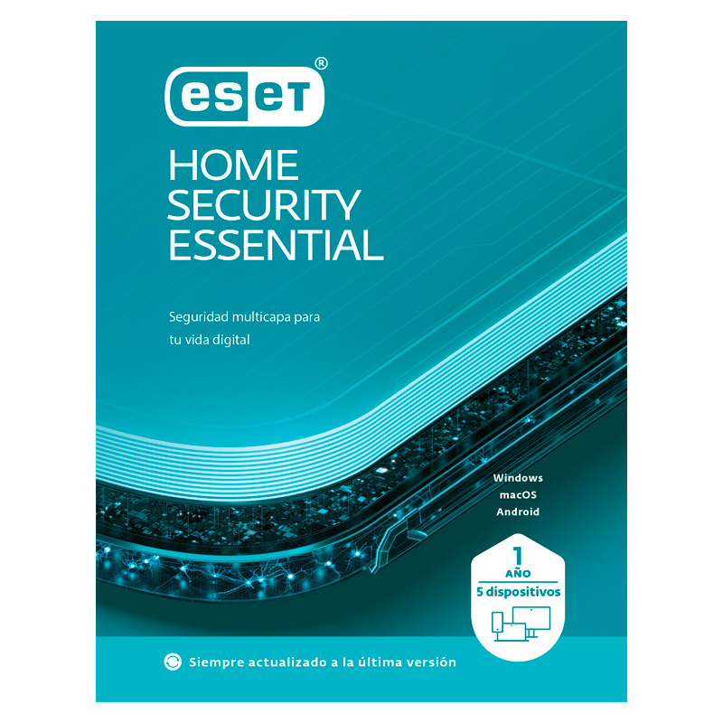 Licencia Eset Home Security Essential - 1 año - 3 Dispositivos - ESD