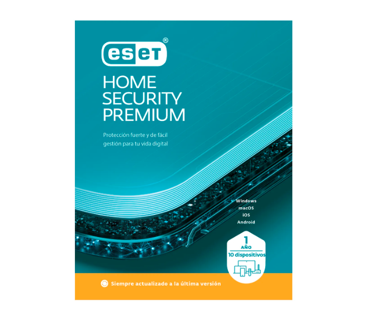 Licencia Eset Home Security Premium - 1 año -  para 10 dispositivos, ESD