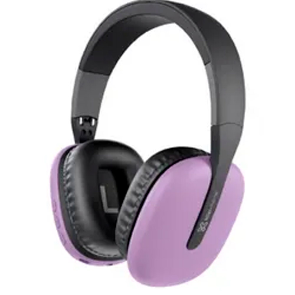 Klip Xtreme - KWH-010PR - Headphones - Para Home audio / Para Portable electronics / Para Professional audio / Para Cellular phone - Wireless - 25Hrs - Purple - BT