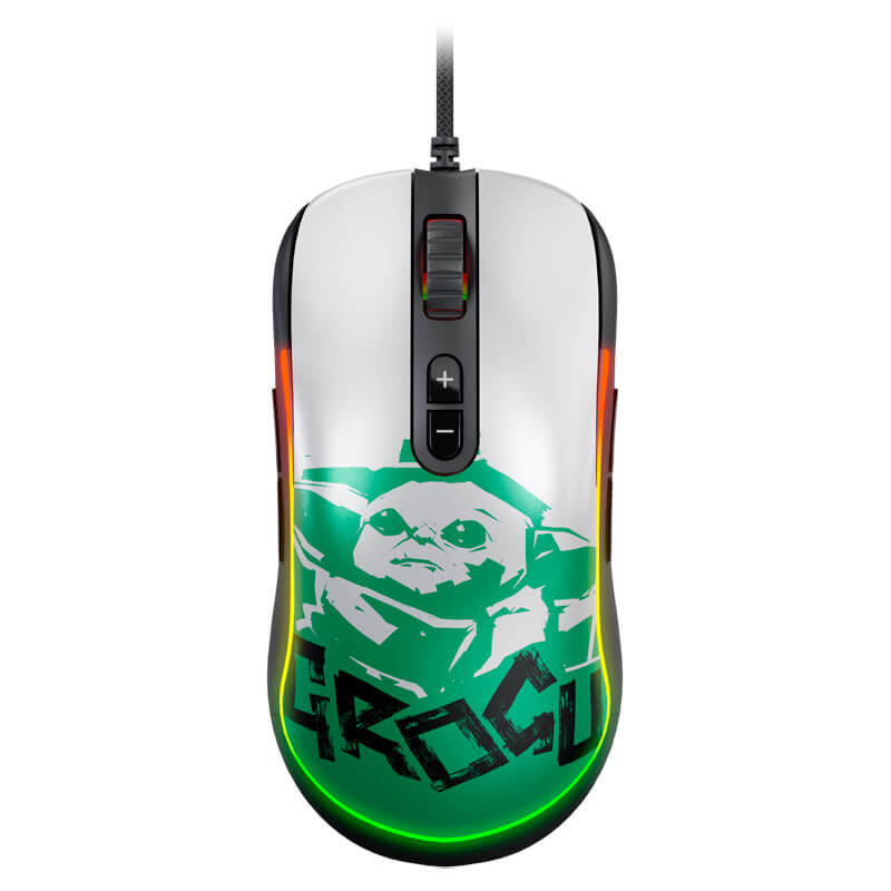 Mouse Primus Gaming Star Wars GLADIUS12400T Grogu cableado