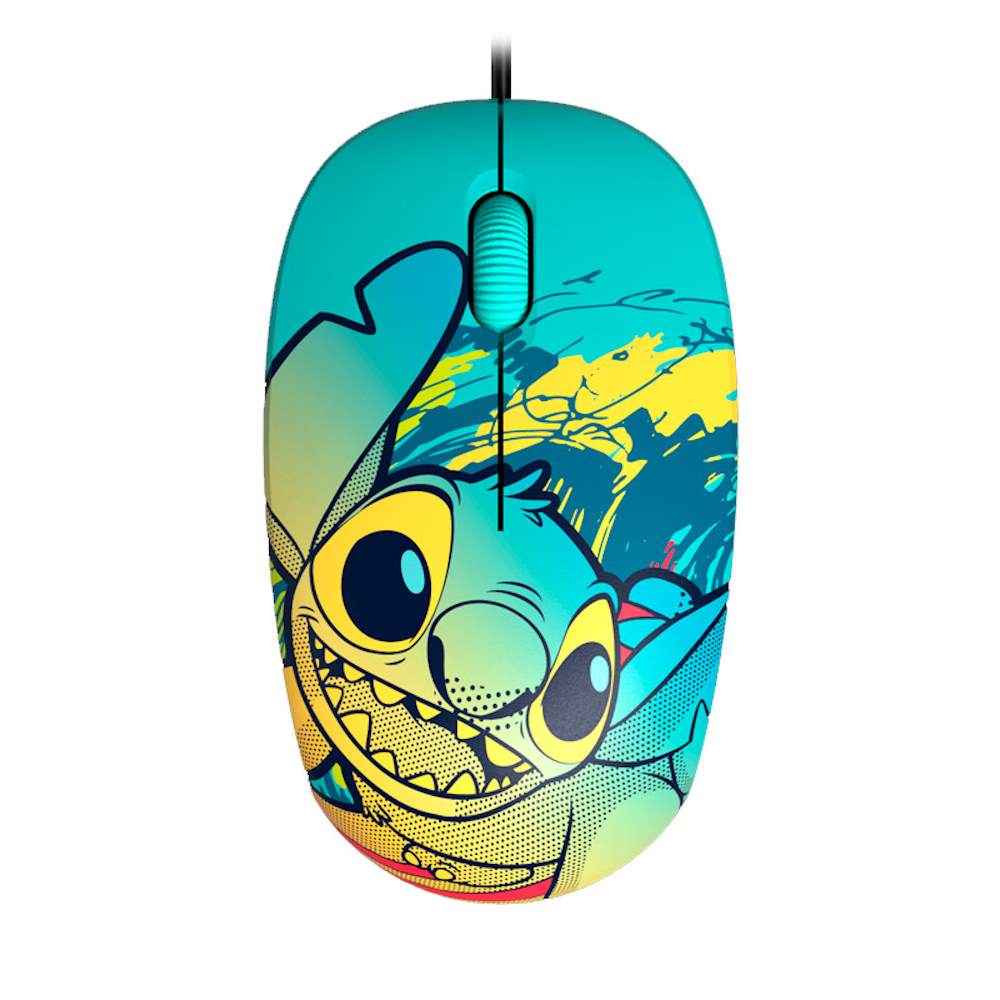 Xtech - XTM-D406ST-BL - Mouse - USB - Wired - Disney Stich Blue