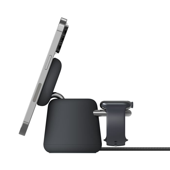 Base de carga inalámbrica 2 en 1 BOOST ↑CHARGE™ PRO de Belkin con MagSafe