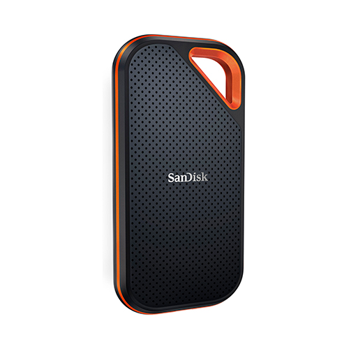 SanDisk Extreme PRO Portable V2 - SSD - cifrado - 1 TB - externo (portátil) - USB 3.2 Gen 2x2 (USB-C conector) - AES de 256 bits - para Intel Next Unit of Computing 13 Extreme Kit - NUC13RNGi7