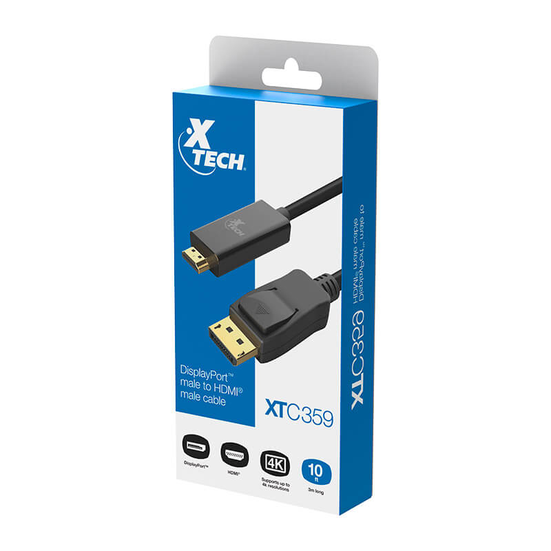 Cable DisplayPort™ macho a HDMI® macho